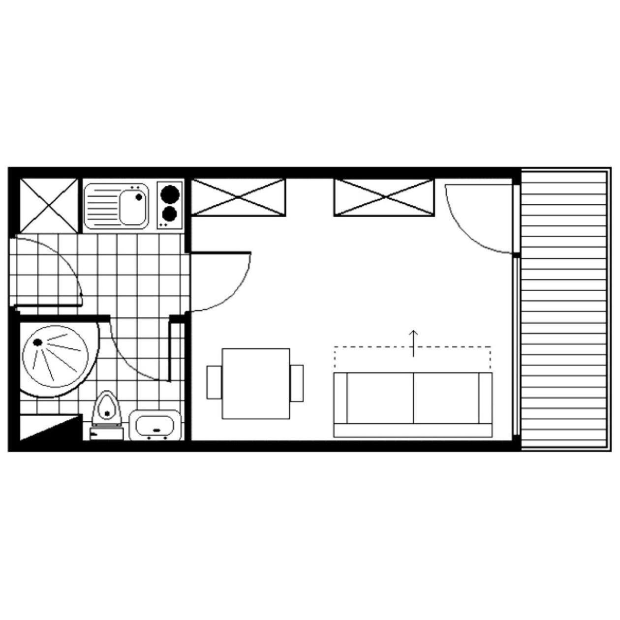 Residence Oisans - Studio Agreable - Skis Aux Pieds - Balcon Mae-3394 Saint-Martin-de-Belleville Exterior foto